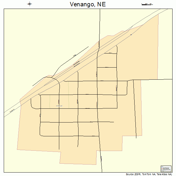 Venango, NE street map