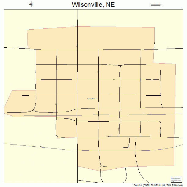 Wilsonville, NE street map