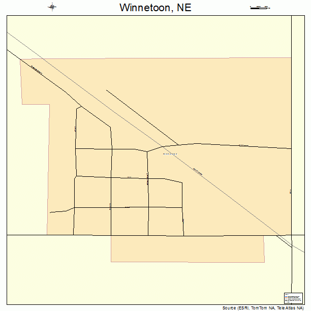 Winnetoon, NE street map