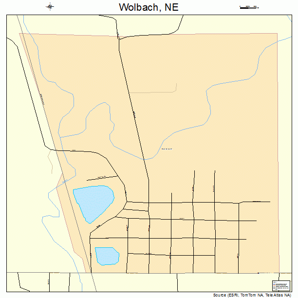 Wolbach, NE street map