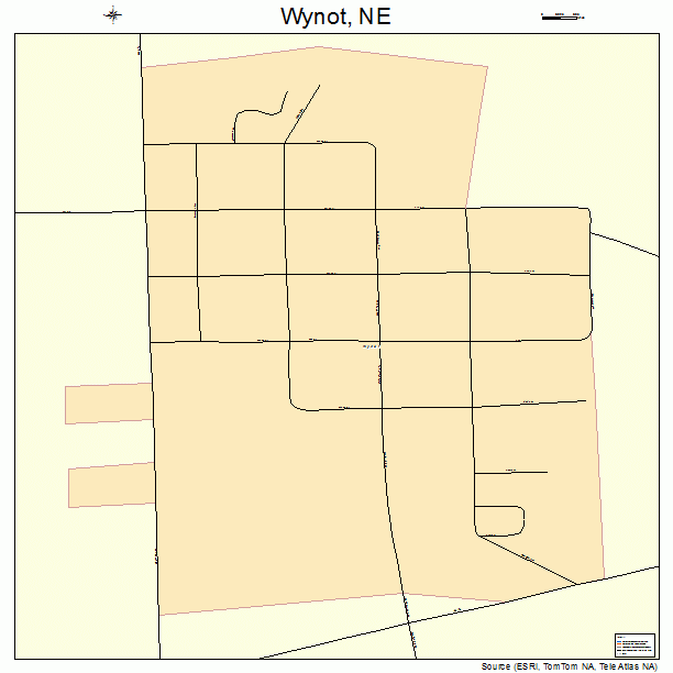 Wynot, NE street map