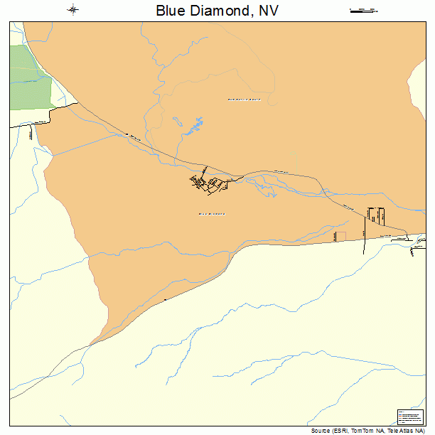 Blue Diamond, NV street map