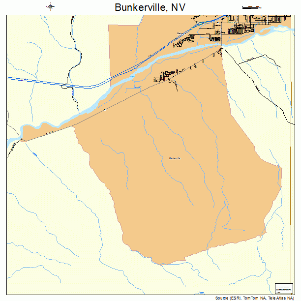 Bunkerville, NV street map