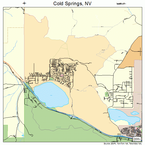 Cold Springs, NV street map