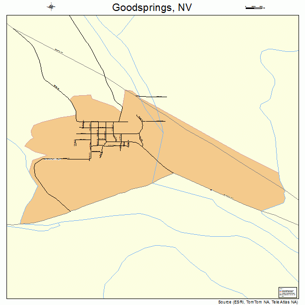 Goodsprings, NV street map