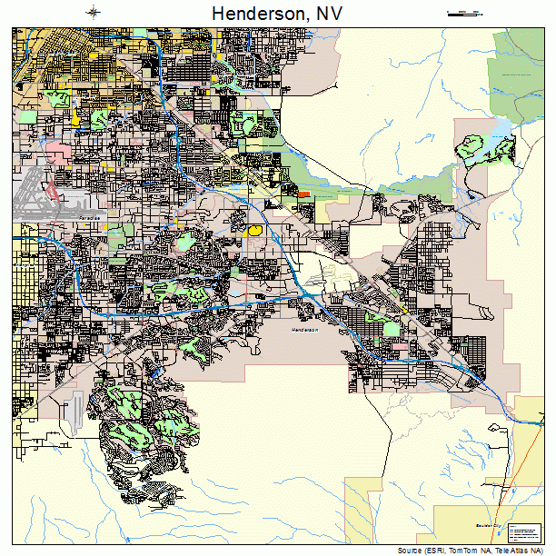 Henderson, NV street map