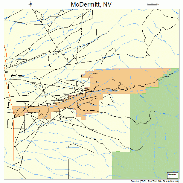 McDermitt, NV street map