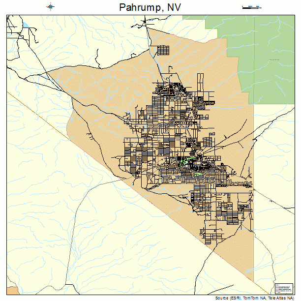Pahrump, NV street map