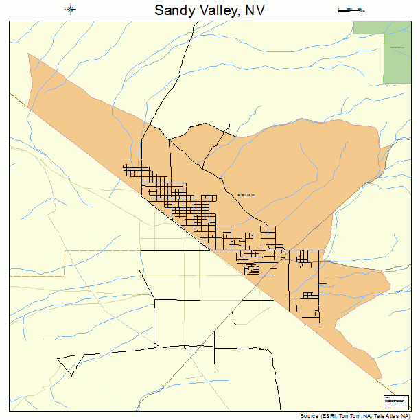 Sandy Valley, NV street map