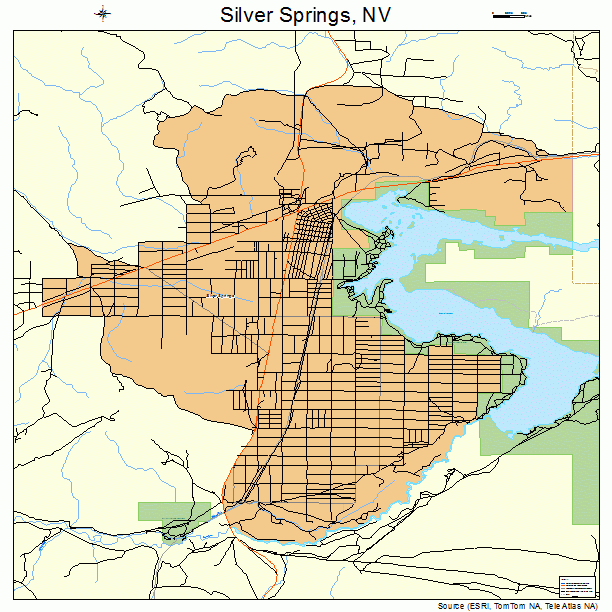 Silver Springs, NV street map