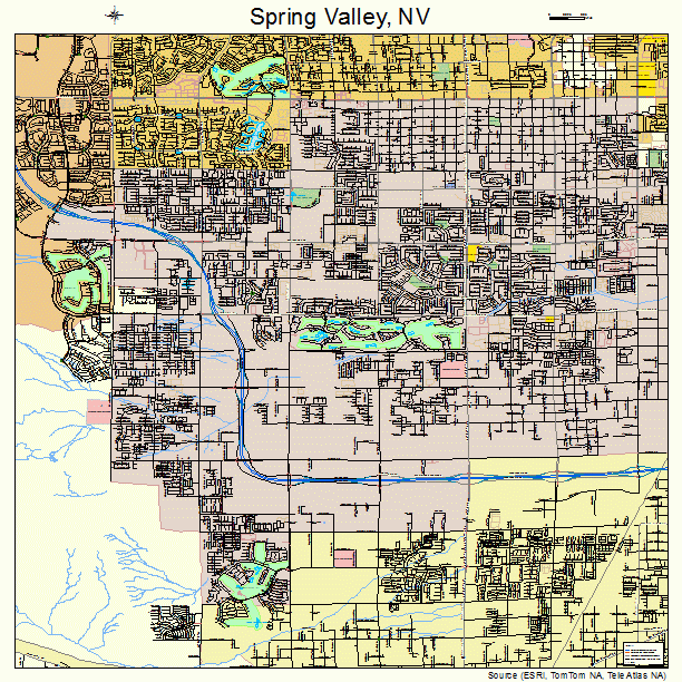 Spring Valley, NV street map