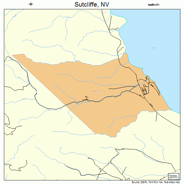 Sutcliffe, NV street map