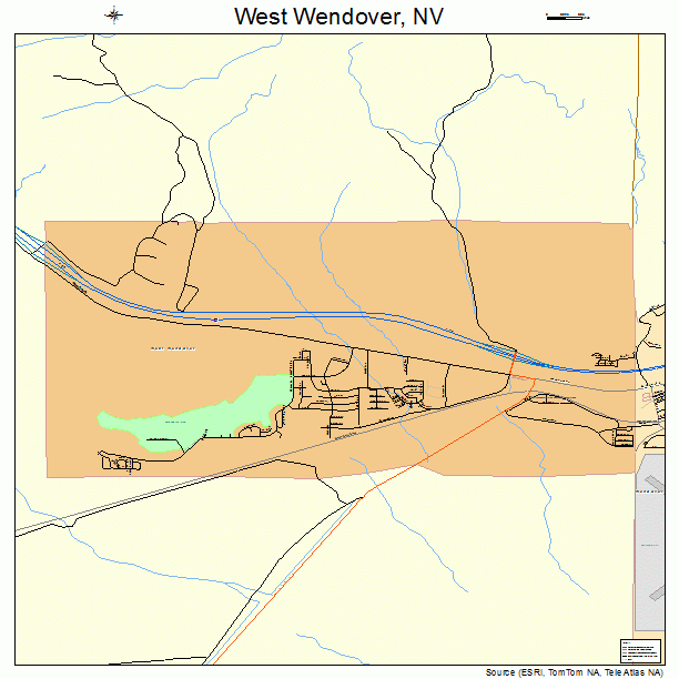 West Wendover, NV street map
