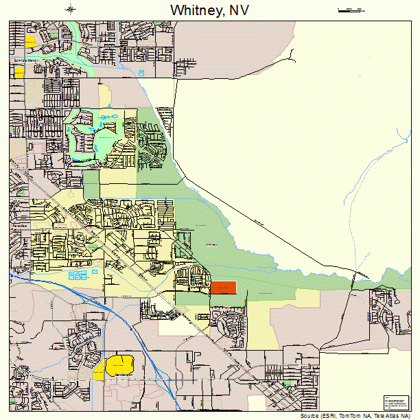 Whitney, NV street map