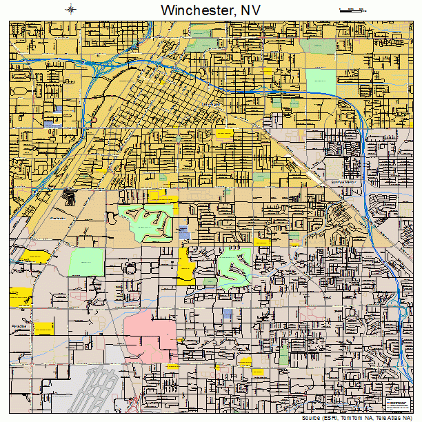 Winchester, NV street map