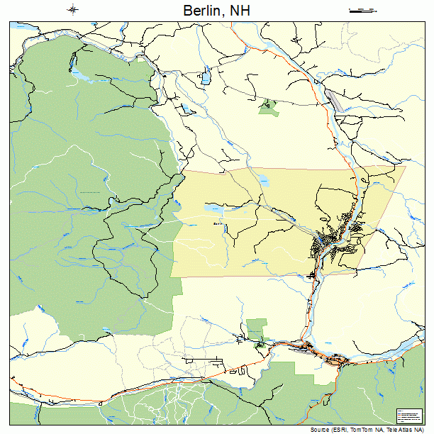 Berlin, NH street map