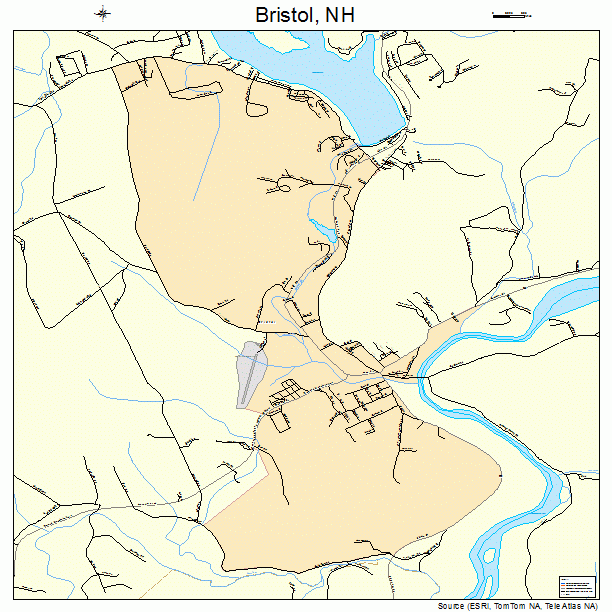 Bristol, NH street map