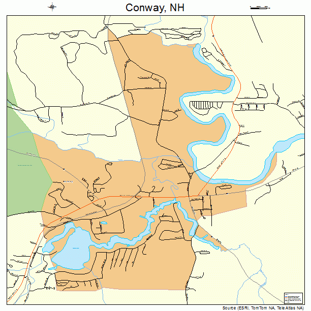 Conway, NH street map