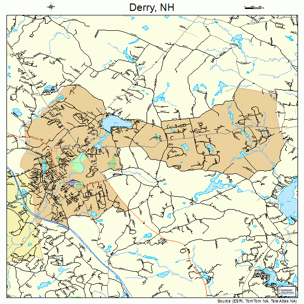 Derry, NH street map