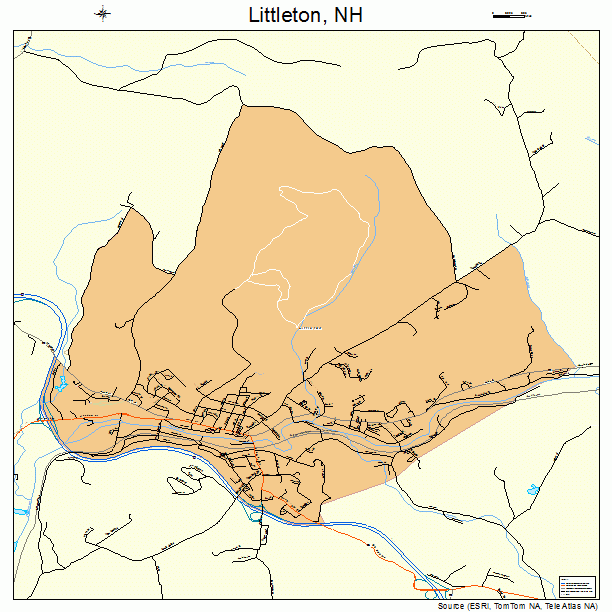 Littleton, NH street map