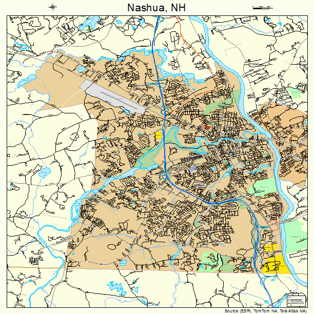 Nashua, NH street map