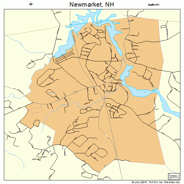 Newmarket, NH street map