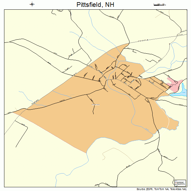 Pittsfield, NH street map