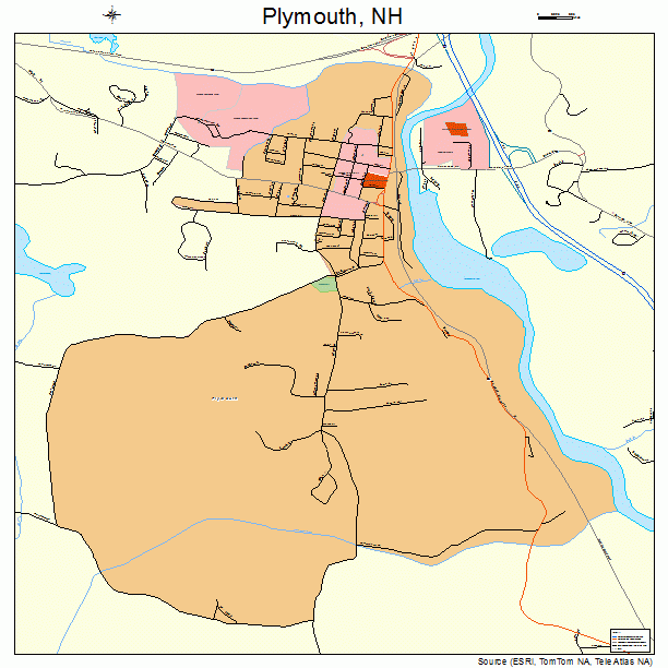 Plymouth, NH street map