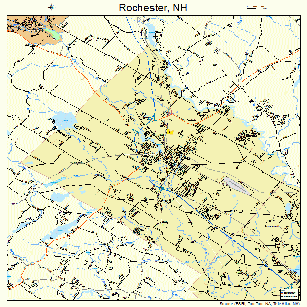 Rochester, NH street map