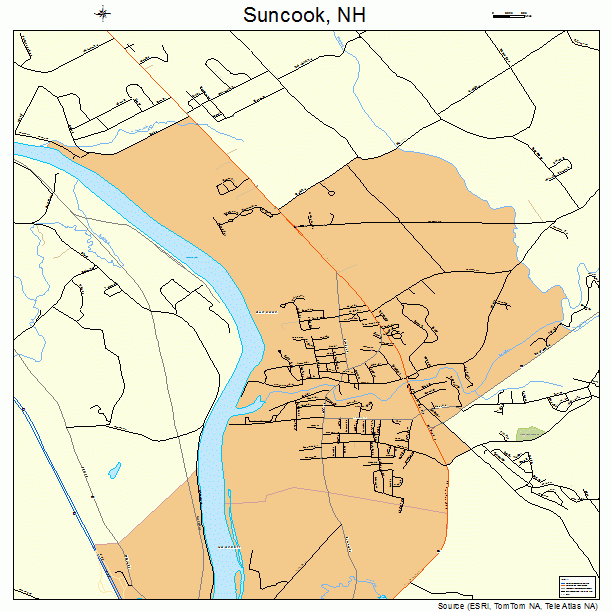 Suncook, NH street map