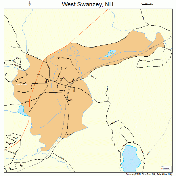 West Swanzey, NH street map