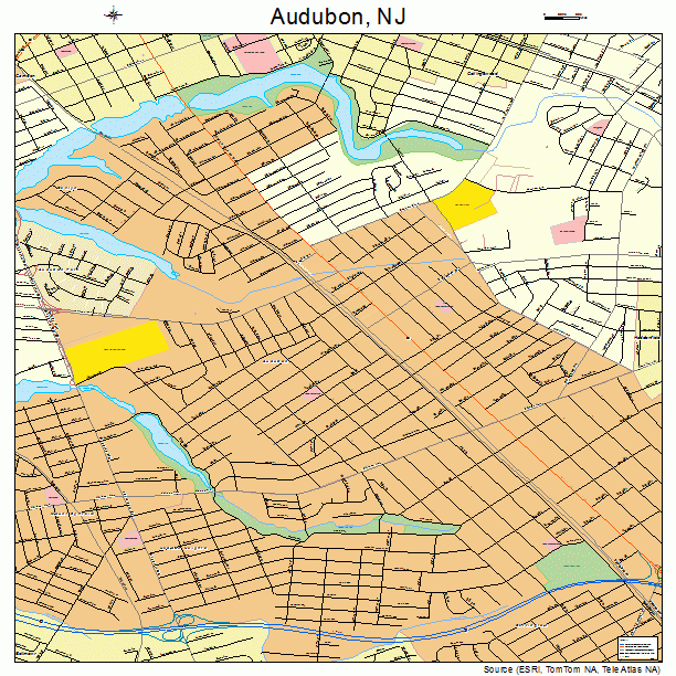 Audubon, NJ street map