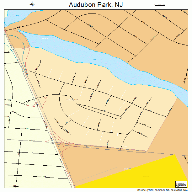 Audubon Park, NJ street map