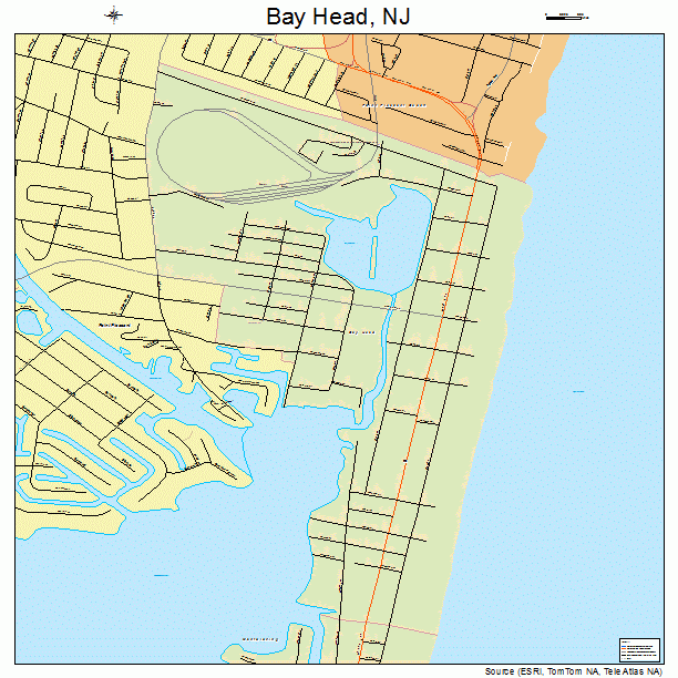 Bay Head, NJ street map