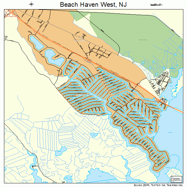 Beach Haven West, NJ street map