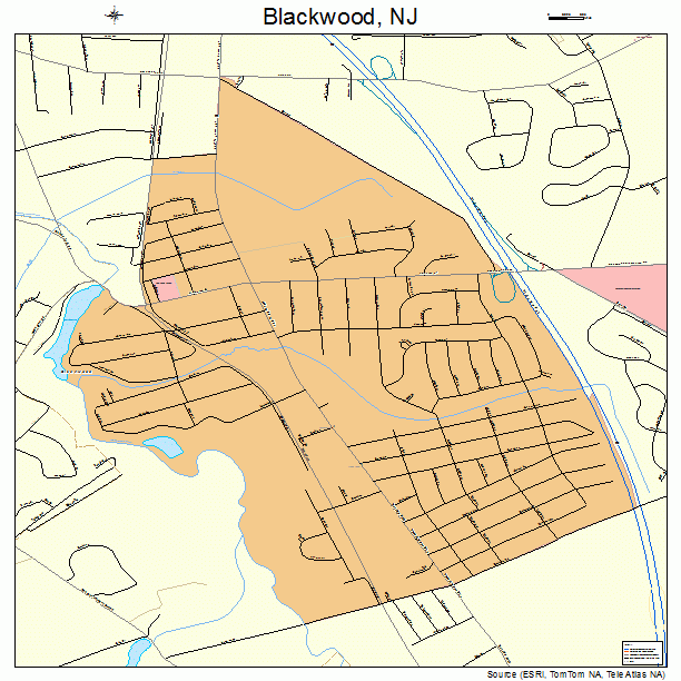 Blackwood, NJ street map