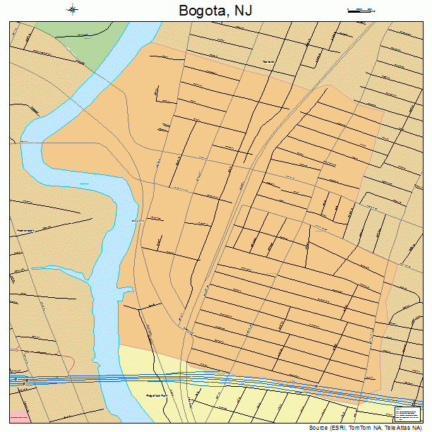 Bogota, NJ street map