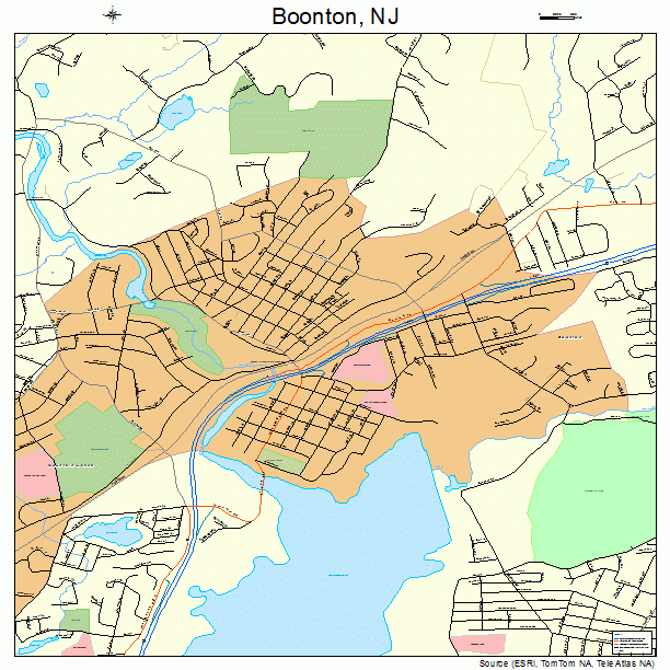 Boonton, NJ street map