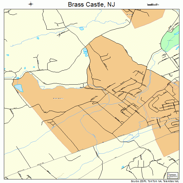 Brass Castle, NJ street map