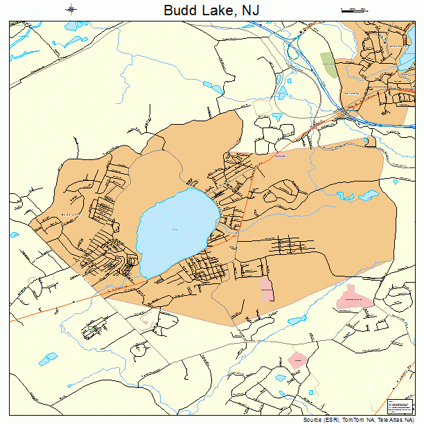 Budd Lake, NJ street map