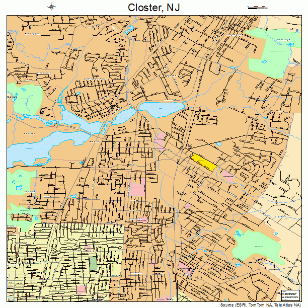 Closter, NJ street map