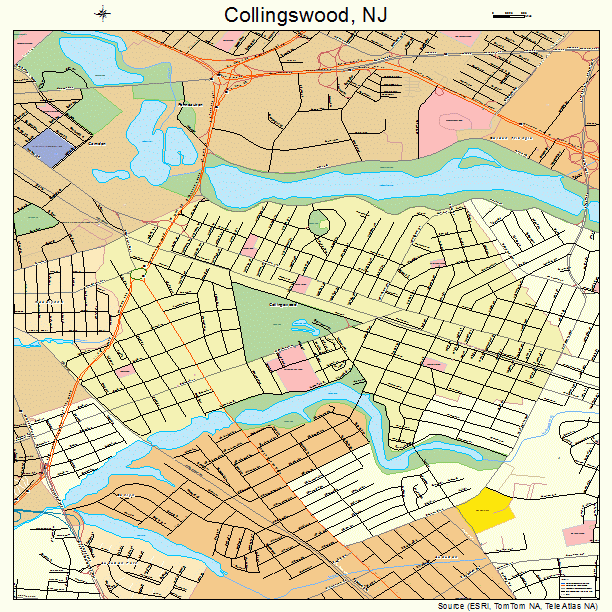 Collingswood, NJ street map