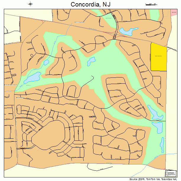 Concordia, NJ street map
