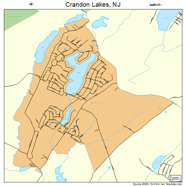 Crandon Lakes, NJ street map