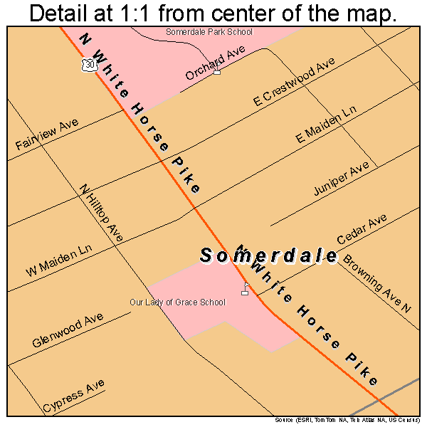 Somerdale New Jersey Street Map 3468340