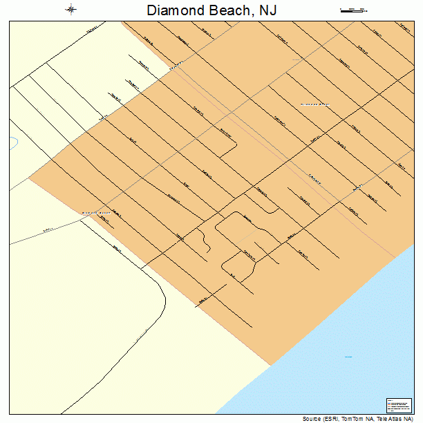 Diamond Beach, NJ street map
