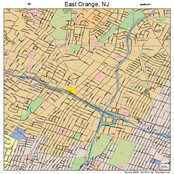 East Orange, NJ street map