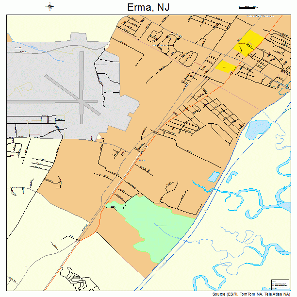 Erma, NJ street map