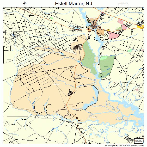 Estell Manor, NJ street map