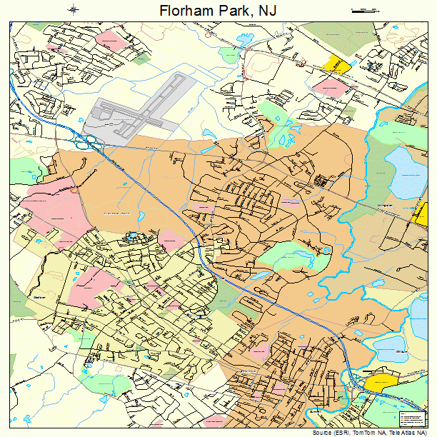 Florham Park, NJ street map